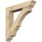 Ekena Millwork Balboa Traditional Rough Sawn Bracket w/ Offset Brace, Douglas Fir, 8"W x 42"D x 42"H BKT0806X42X42BOA01RDF - alternate 1